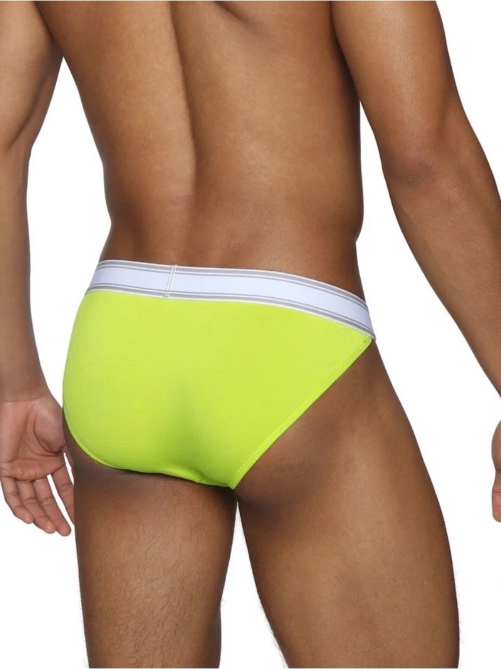 Parke & Ronen Bright Lime Waistband Underwear - Picture 4 of 5
